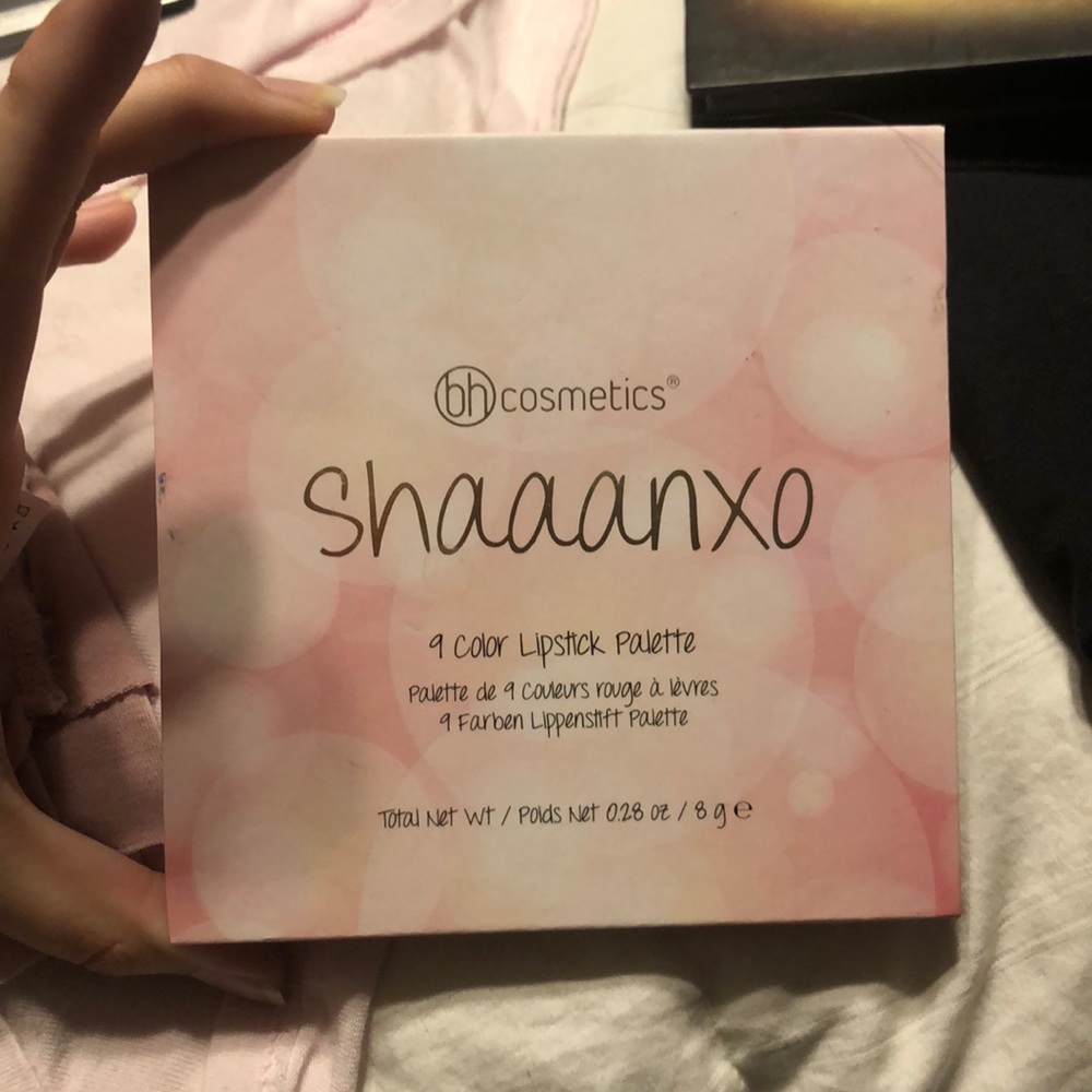 Shaaanxo lipstick and eyeshadow pallete